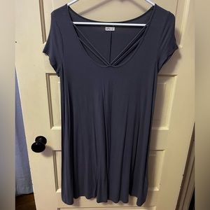 Hollister grey t-shirt dress